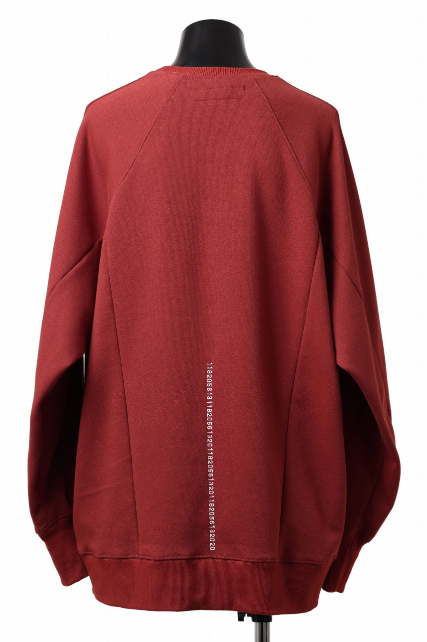 A.F ARTEFACT BOMBERHEAT® DOLMAN PULLOVER TOPS (ORANGE)