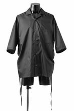 Load image into Gallery viewer, D-VEC FISHNET DOBBY S/S SHIRT / WR REAMIDE® (NIGHT SEA BLACK)