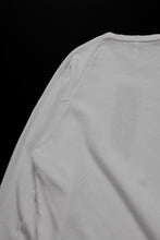 画像をギャラリービューアに読み込む, sus-sous raglan L/S tee / dyed &amp; damaged waffle 3/4 Cotton Linen (WHITE)