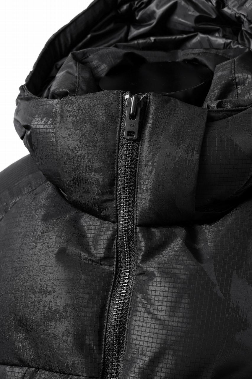 Y-3 Yohji Yamamoto GRAPHICS PUFFER VEST / PERTEX® (BLACK)