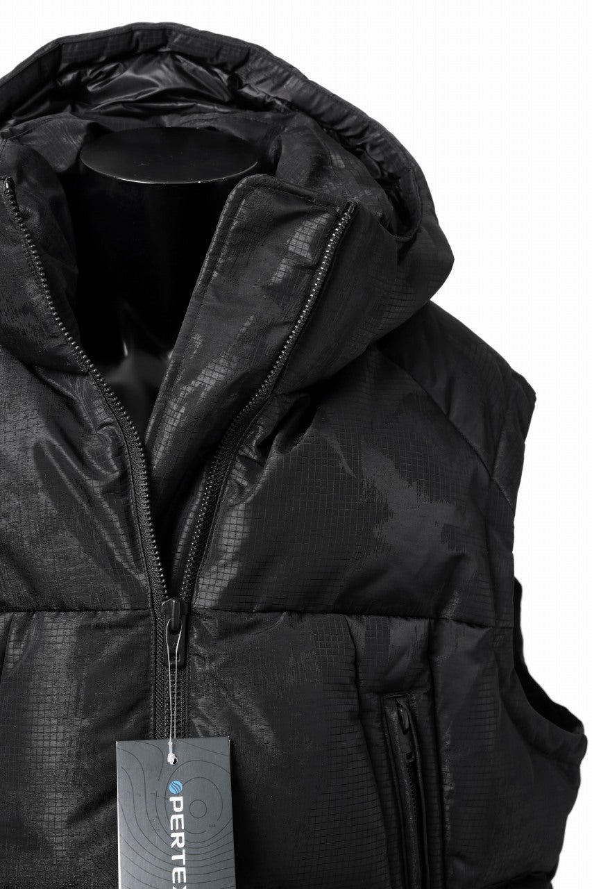 Y-3 Yohji Yamamoto GRAPHICS PUFFER VEST / PERTEX® (BLACK)