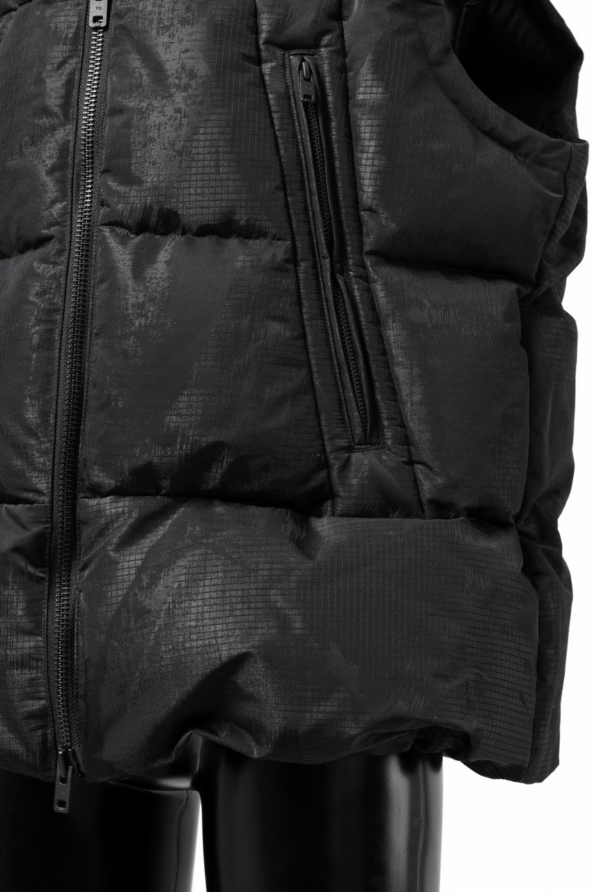 Load image into Gallery viewer, Y-3 Yohji Yamamoto GRAPHICS PUFFER VEST / PERTEX® (BLACK)