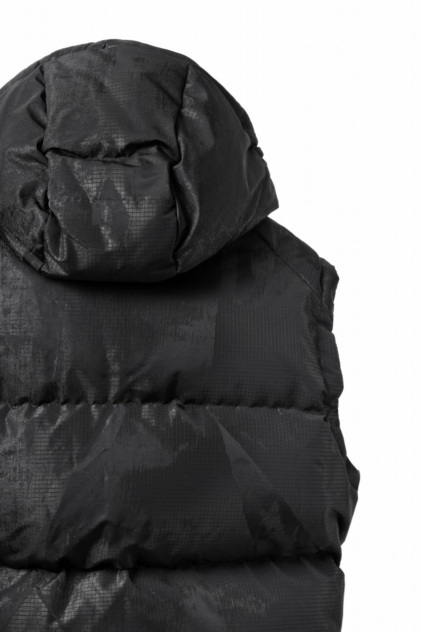 Y-3 Yohji Yamamoto GRAPHICS PUFFER VEST / PERTEX® (BLACK)