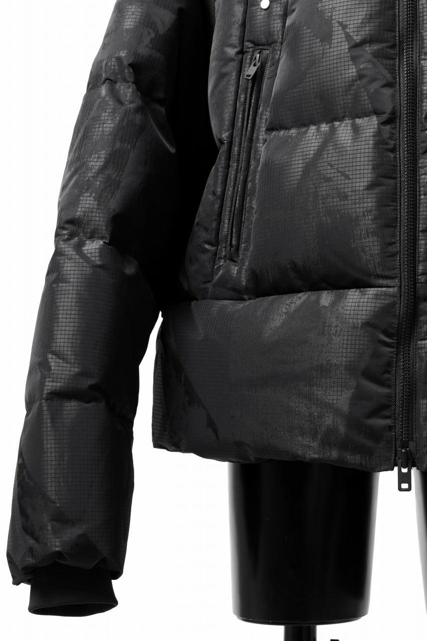 Y-3 Yohji Yamamoto GRAPHICS PUFFER JACKET / PERTEX® (BLACK)