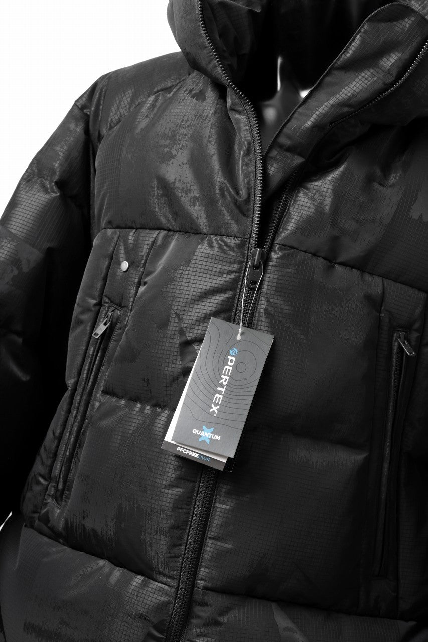 画像をギャラリービューアに読み込む, Y-3 Yohji Yamamoto GRAPHICS PUFFER JACKET / PERTEX® (BLACK)