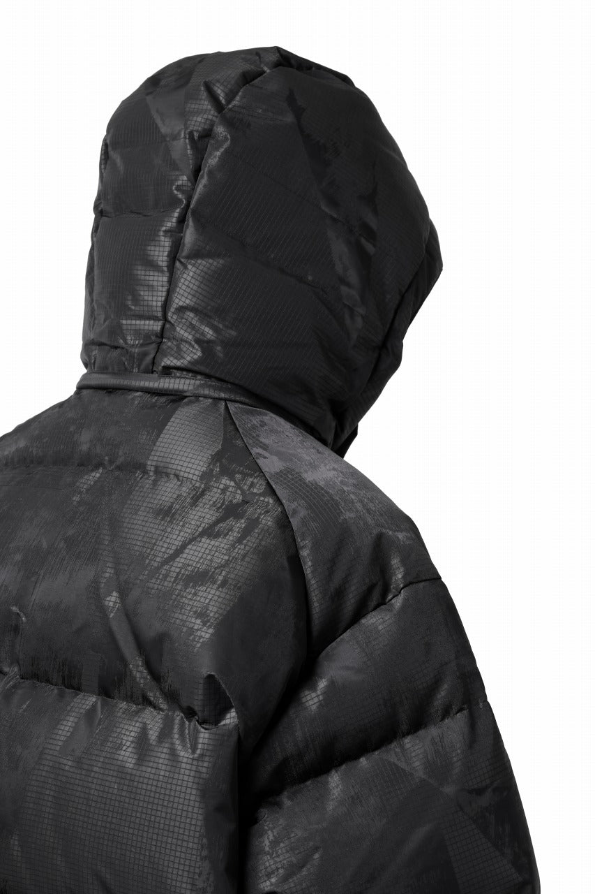 Y-3 Yohji Yamamoto GRAPHICS PUFFER JACKET / PERTEX® (BLACK)