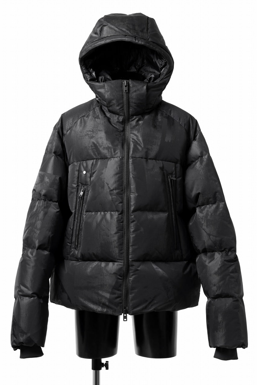 Y-3 Yohji Yamamoto GRAPHICS PUFFER JACKET / PERTEX® (BLACK)