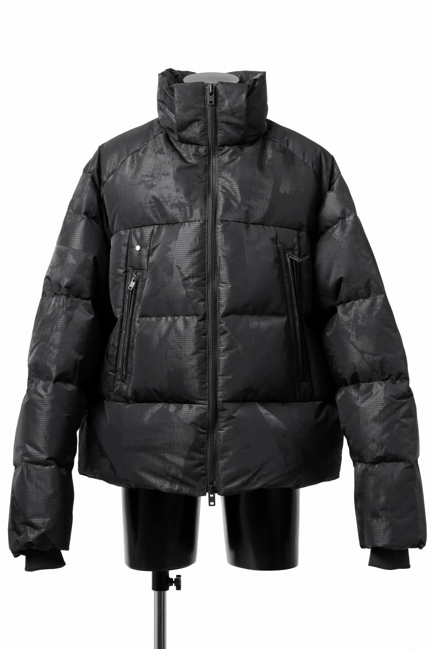 Y-3 Yohji Yamamoto GRAPHICS PUFFER JACKET / PERTEX® (BLACK)