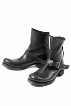 Load image into Gallery viewer, m.a+ goodyear buckle back zipper medium boots / S1C2Z/CUAV1,5 (BLACK)