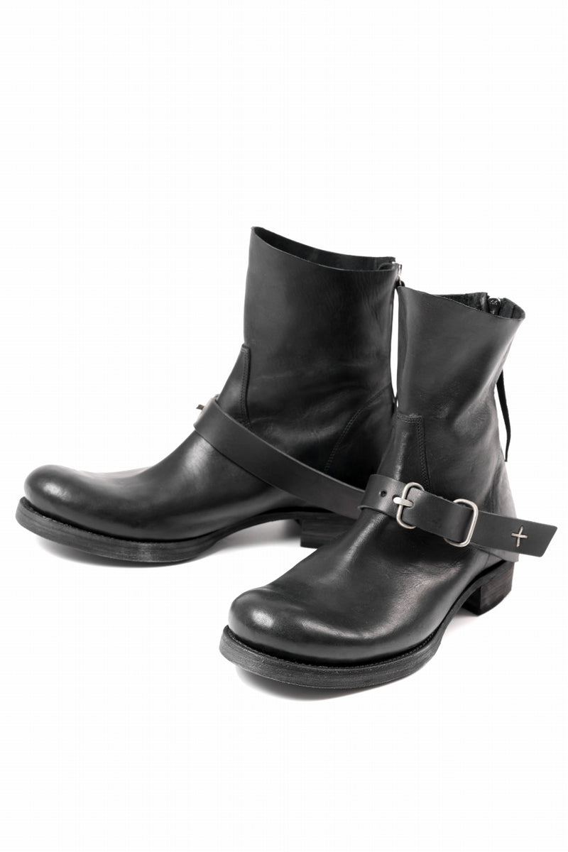 m.a+ goodyear buckle back zipper medium boots / S1C2Z/CUAV1,5 (BLACK)の ...