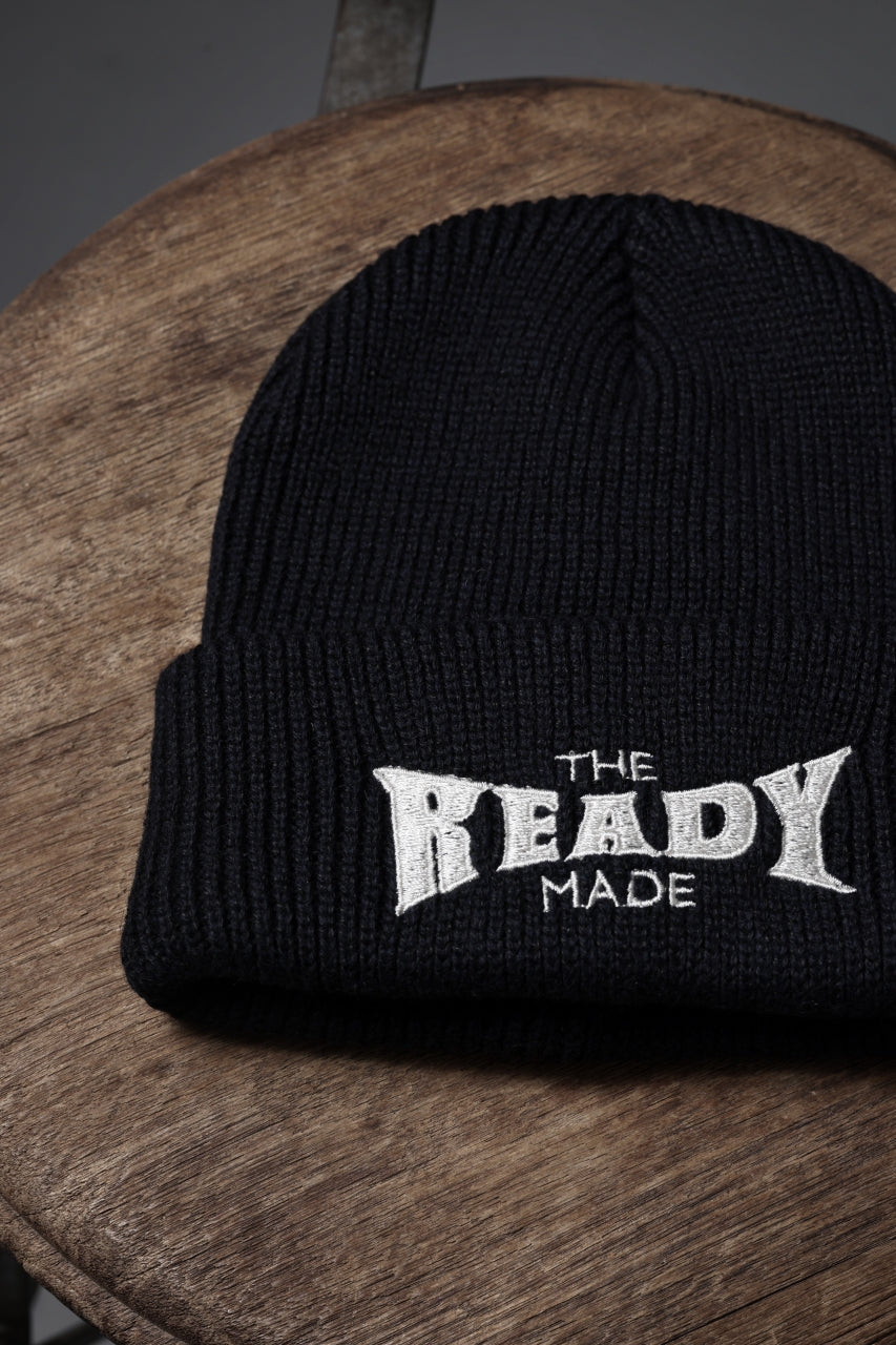 画像をギャラリービューアに読み込む, READYMADE RECYCLE WOOL KNIT CAP (BLACK)