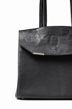 画像をギャラリービューアに読み込む, ierib exclusive TYPE-Ⅱ Bark Bag 30 / Wild Boar + Waxed Horse Butt Leather (BLACK)