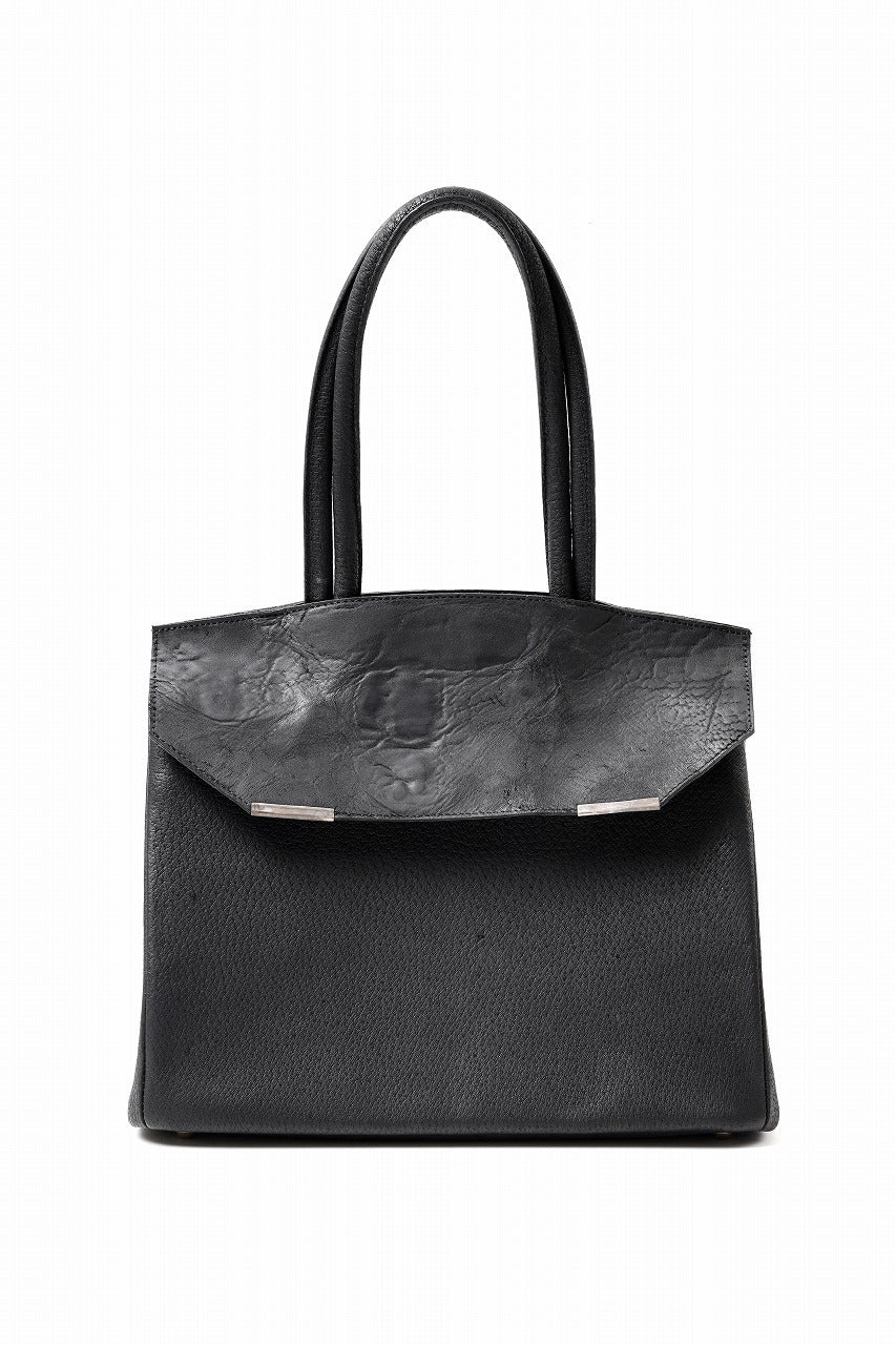 画像をギャラリービューアに読み込む, ierib exclusive TYPE-Ⅱ Bark Bag 30 / Wild Boar + Waxed Horse Butt Leather (BLACK)