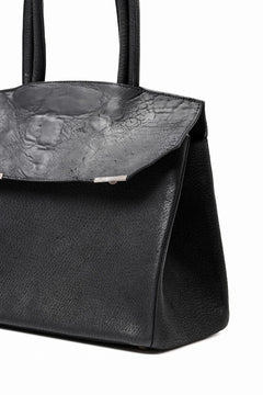 画像をギャラリービューアに読み込む, ierib exclusive TYPE-Ⅱ Bark Bag 30 / Wild Boar + Waxed Horse Butt Leather (BLACK)