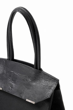 画像をギャラリービューアに読み込む, ierib exclusive TYPE-Ⅱ Bark Bag 30 / Wild Boar + Waxed Horse Butt Leather (BLACK)