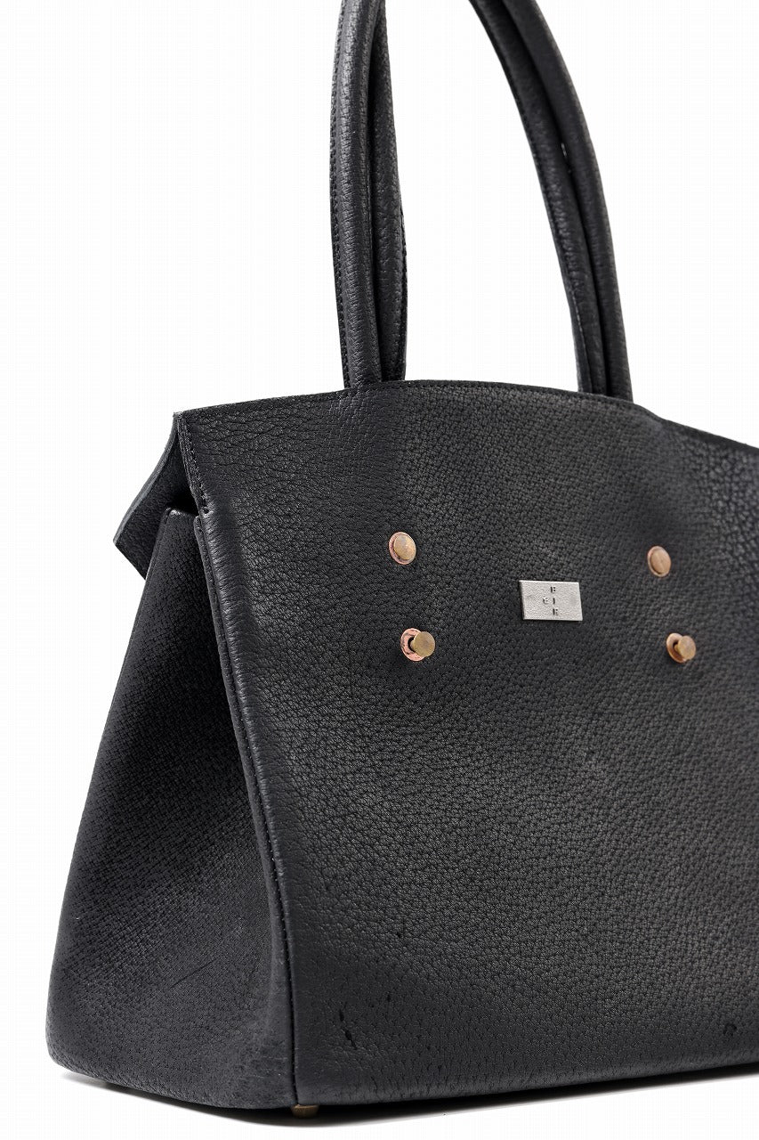 画像をギャラリービューアに読み込む, ierib exclusive TYPE-Ⅱ Bark Bag 30 / Wild Boar + Waxed Horse Butt Leather (BLACK)