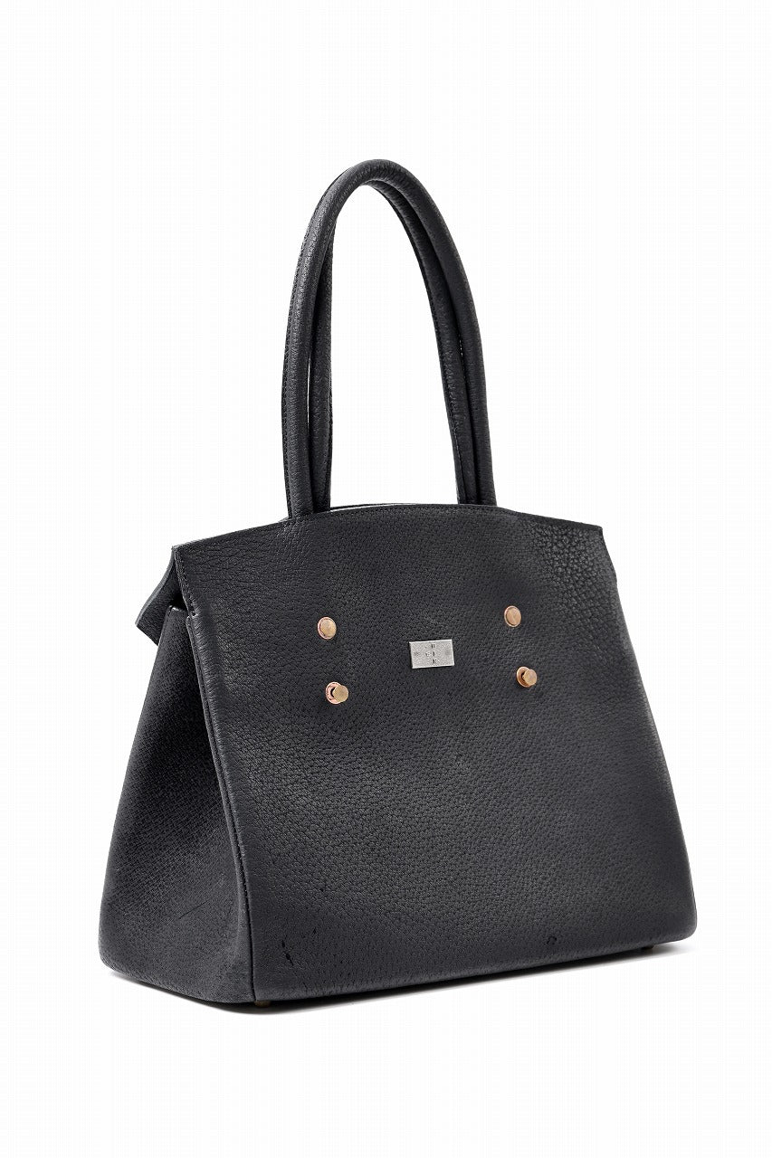 画像をギャラリービューアに読み込む, ierib exclusive TYPE-Ⅱ Bark Bag 30 / Wild Boar + Waxed Horse Butt Leather (BLACK)