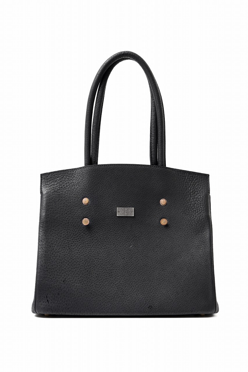 画像をギャラリービューアに読み込む, ierib exclusive TYPE-Ⅱ Bark Bag 30 / Wild Boar + Waxed Horse Butt Leather (BLACK)
