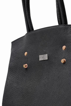 画像をギャラリービューアに読み込む, ierib exclusive TYPE-Ⅱ Bark Bag 30 / Wild Boar + Waxed Horse Butt Leather (BLACK)
