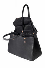 画像をギャラリービューアに読み込む, ierib exclusive TYPE-Ⅱ Bark Bag 30 / Wild Boar + Waxed Horse Butt Leather (BLACK)