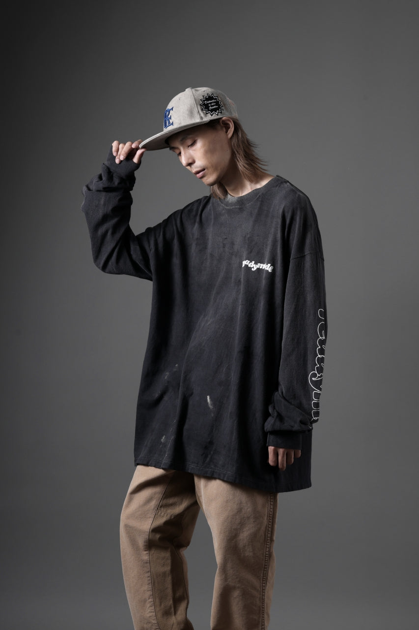 READYMADE L/S T-SHIRT DESTRUCTION (BLACK)