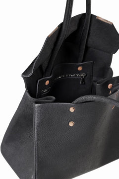画像をギャラリービューアに読み込む, ierib exclusive TYPE-Ⅱ Bark Bag 30 / Wild Boar + Waxed Horse Butt Leather (BLACK)