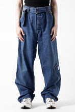 画像をギャラリービューアに読み込む, CHANGES REMAKE PAINTER DENIM PANTS with APRON PARTS (INDIGO #B)