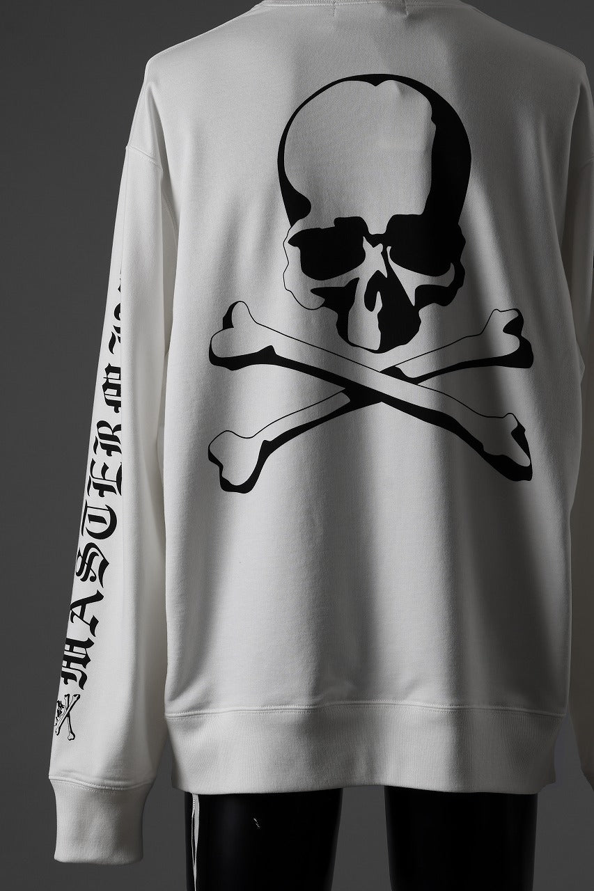 mastermind JAPAN LOGO SWEAT SHIRT / REGULAR FIT (WHITE)