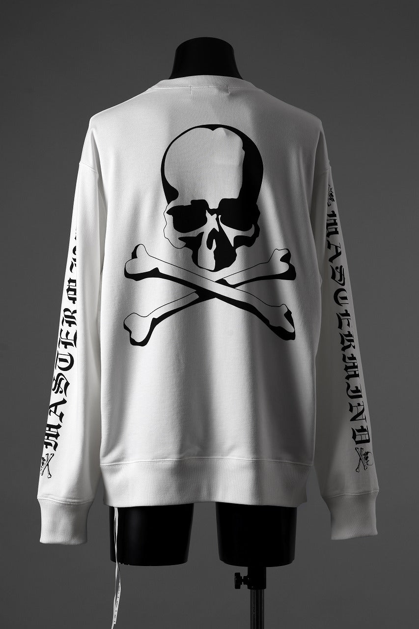 mastermind JAPAN LOGO SWEAT SHIRT / REGULAR FIT (WHITE)