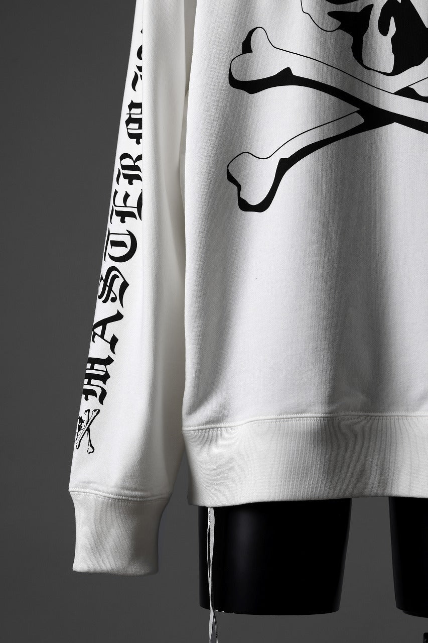 mastermind JAPAN LOGO SWEAT SHIRT / REGULAR FIT (WHITE)