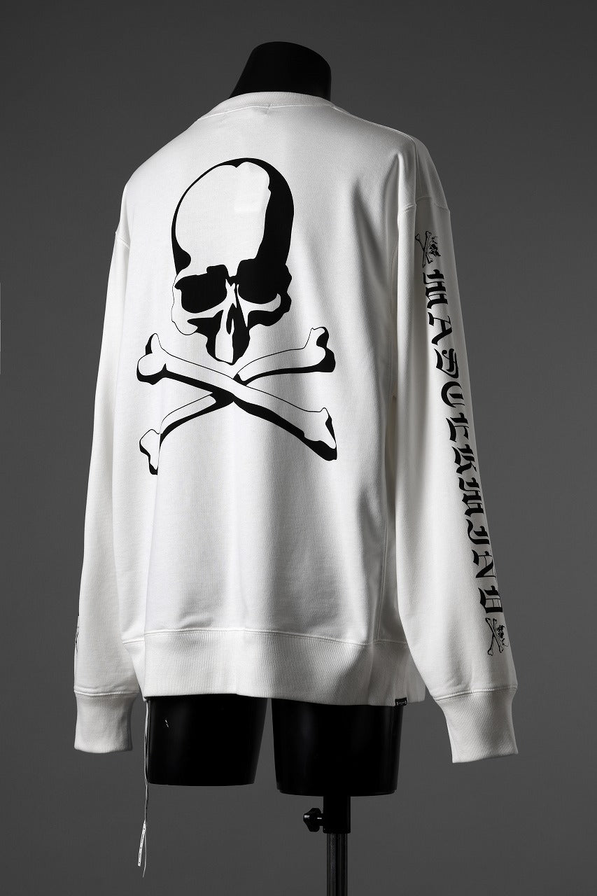 mastermind JAPAN LOGO SWEAT SHIRT / REGULAR FIT (WHITE)