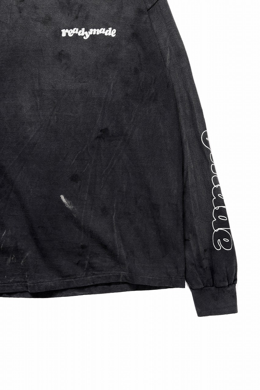 画像をギャラリービューアに読み込む, READYMADE L/S T-SHIRT DESTRUCTION (BLACK)