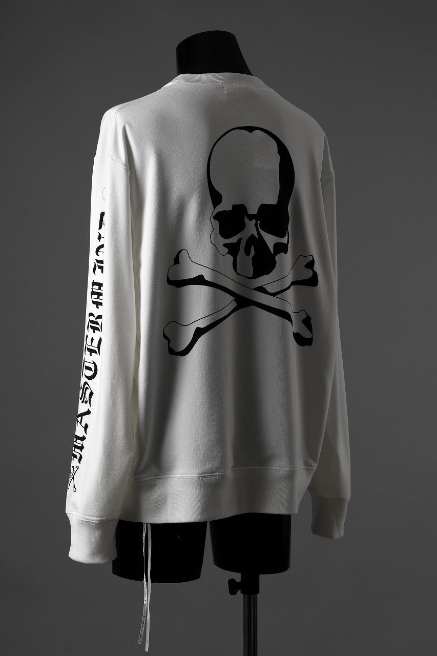 mastermind JAPAN LOGO SWEAT SHIRT / REGULAR FIT (WHITE)