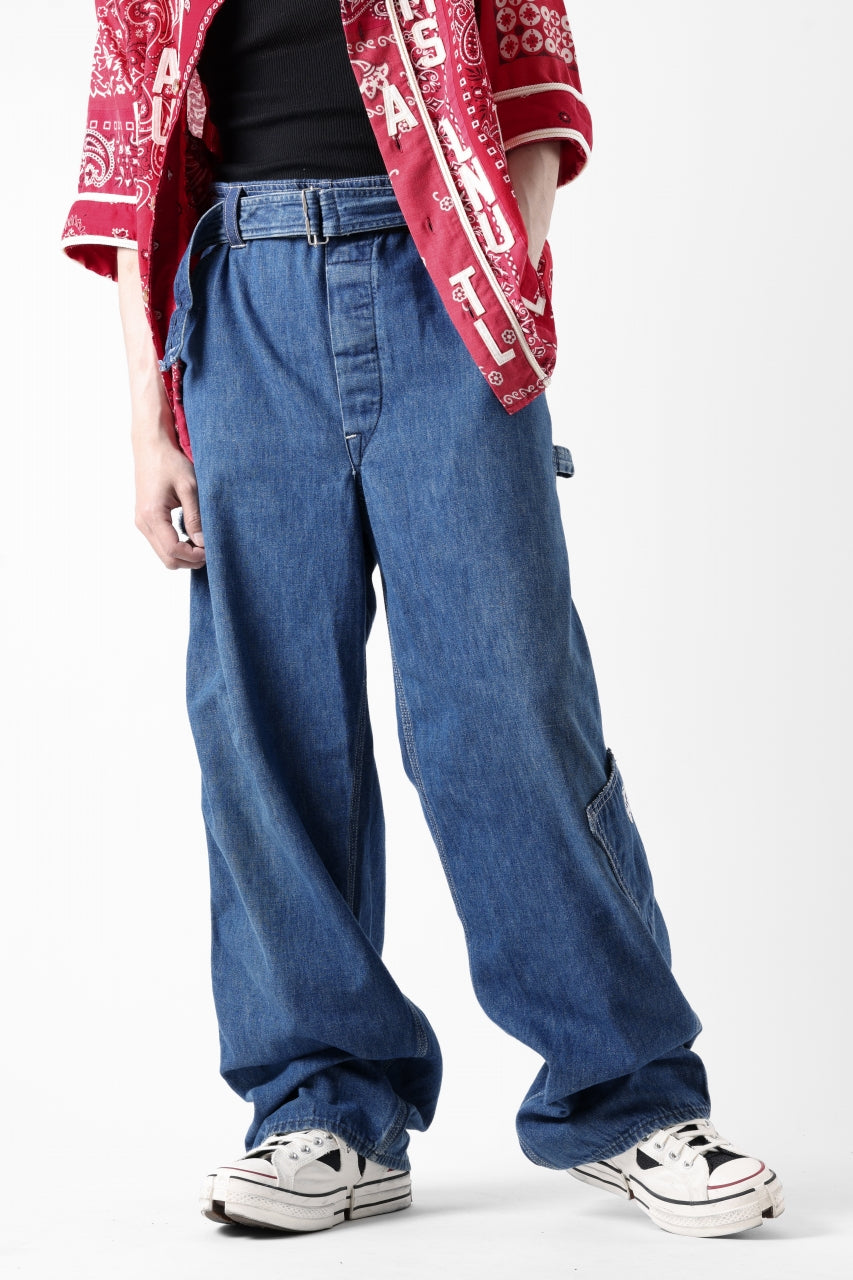 CHANGES REMAKE PAINTER DENIM PANTS with APRON PARTS (INDIGO #B)