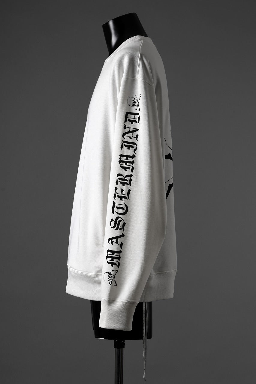 mastermind JAPAN LOGO SWEAT SHIRT / REGULAR FIT (WHITE)