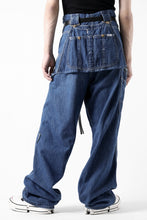 画像をギャラリービューアに読み込む, CHANGES REMAKE PAINTER DENIM PANTS with APRON PARTS (INDIGO #B)