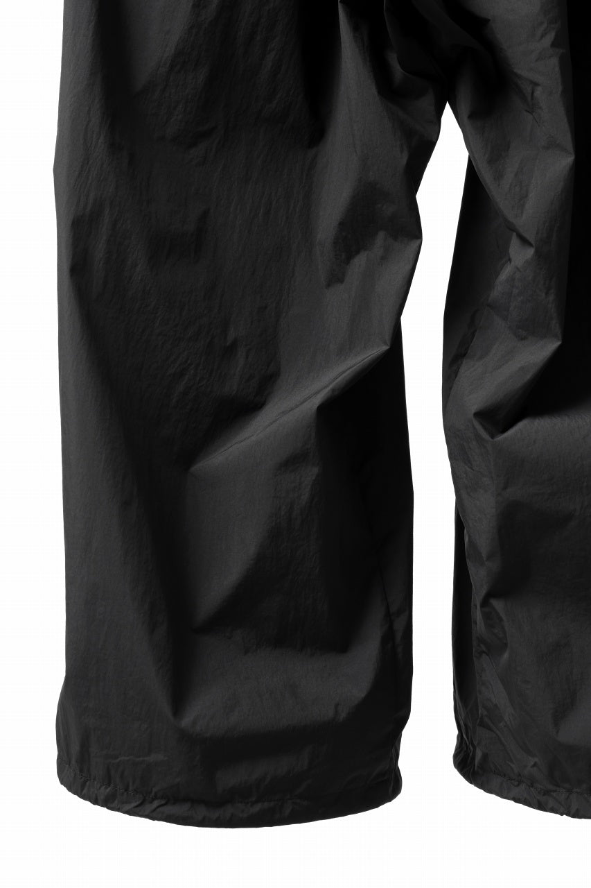 画像をギャラリービューアに読み込む, Y-3 Yohji Yamamoto THREE STRIPES SUPER WIDE PANTS / SILKY NYLON (BLACK)