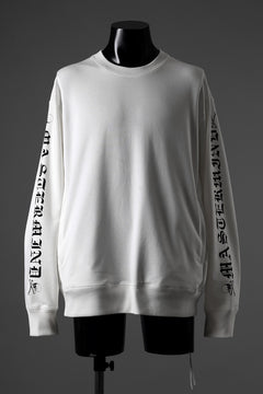 画像をギャラリービューアに読み込む, mastermind JAPAN LOGO SWEAT SHIRT / REGULAR FIT (WHITE)