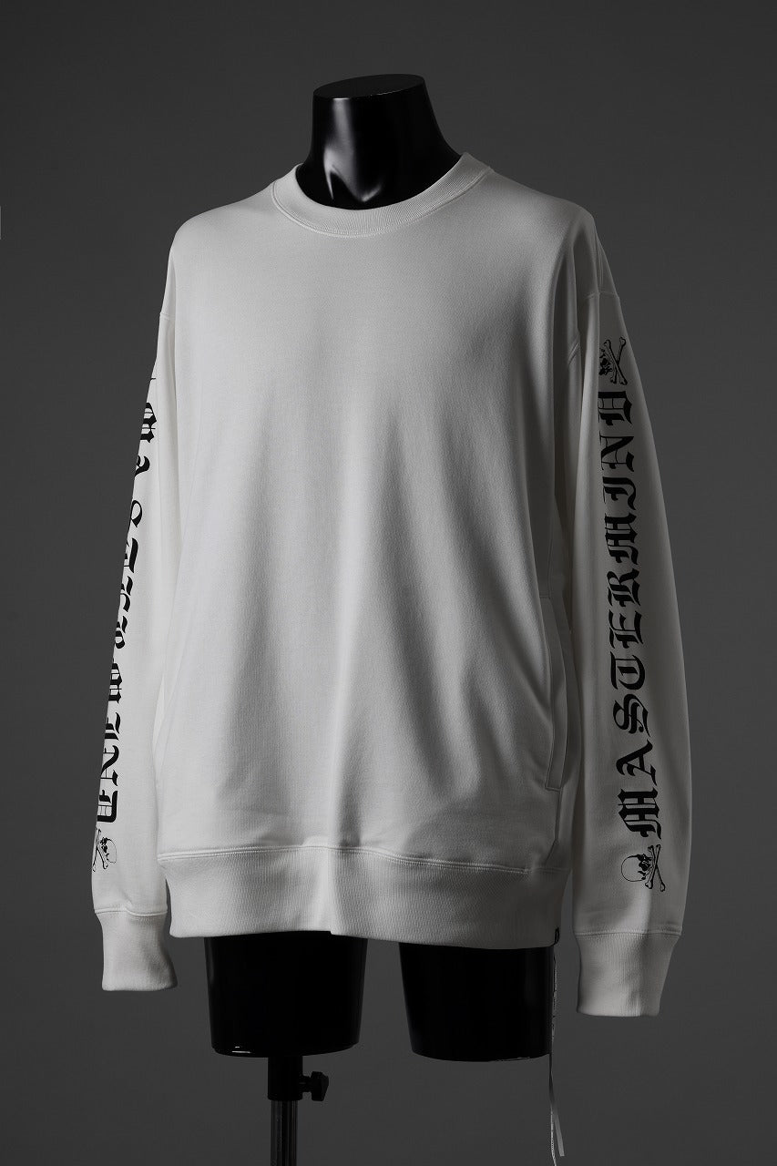 mastermind JAPAN LOGO SWEAT SHIRT / REGULAR FIT (WHITE)