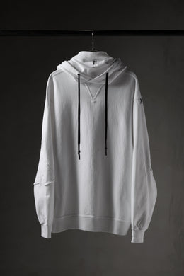 11 BY BORIS BIDJAN SABERI x Reebok LTD CONSTRUCTED HOODIE (WHITE)