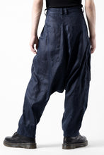 画像をギャラリービューアに読み込む, A.F ARTEFACT WIDE SARROUEL PANTS / LINEN TWILL (NAVY)