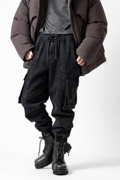 画像をギャラリービューアに読み込む, Juun.J Denim Cargo Jogger (BLACK)