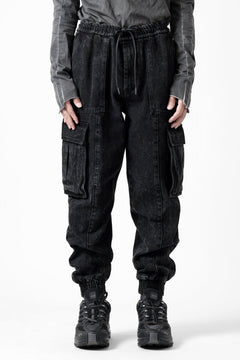 画像をギャラリービューアに読み込む, Juun.J Denim Cargo Jogger (BLACK)