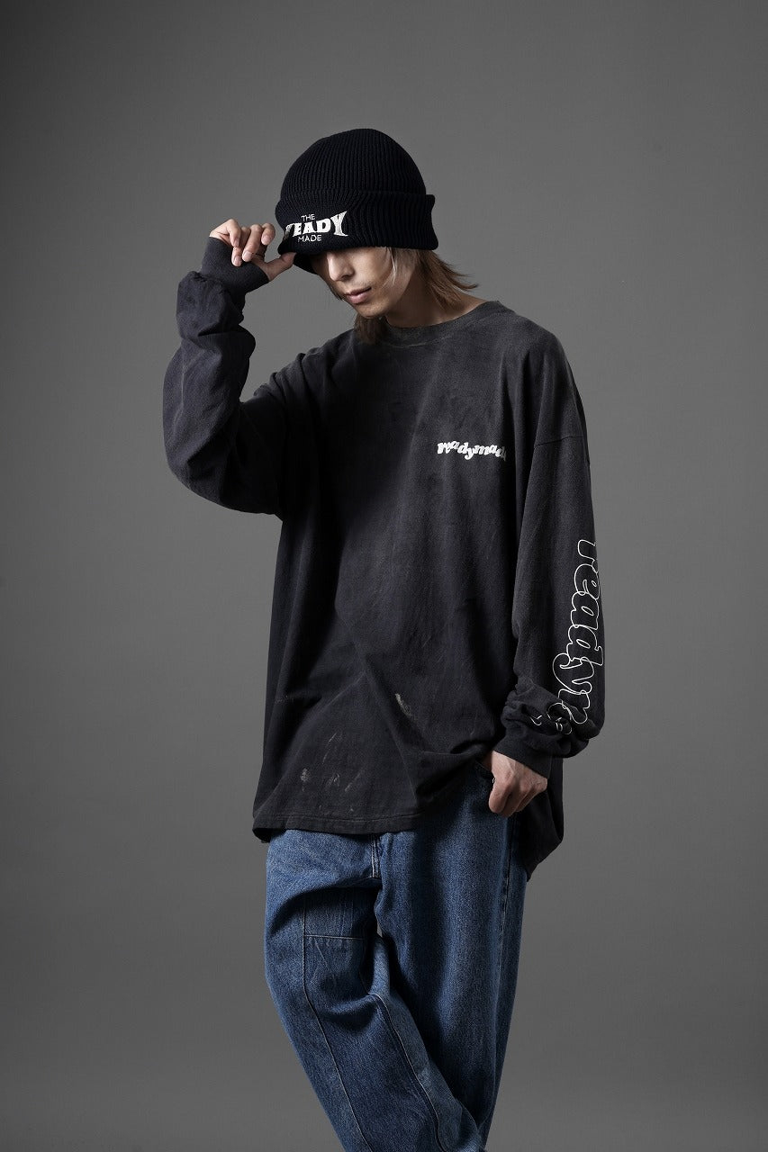 画像をギャラリービューアに読み込む, READYMADE RECYCLE WOOL KNIT CAP (BLACK)