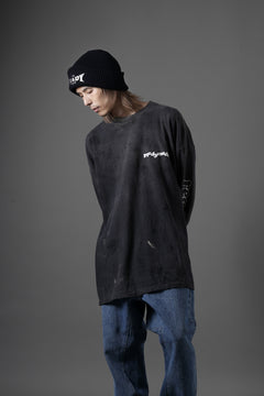 画像をギャラリービューアに読み込む, READYMADE L/S T-SHIRT DESTRUCTION (BLACK)