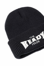 画像をギャラリービューアに読み込む, READYMADE RECYCLE WOOL KNIT CAP (BLACK)