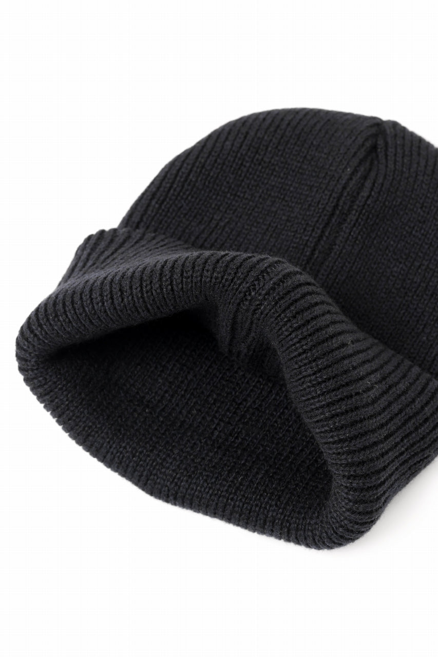 READYMADE RECYCLE WOOL KNIT CAP (BLACK)