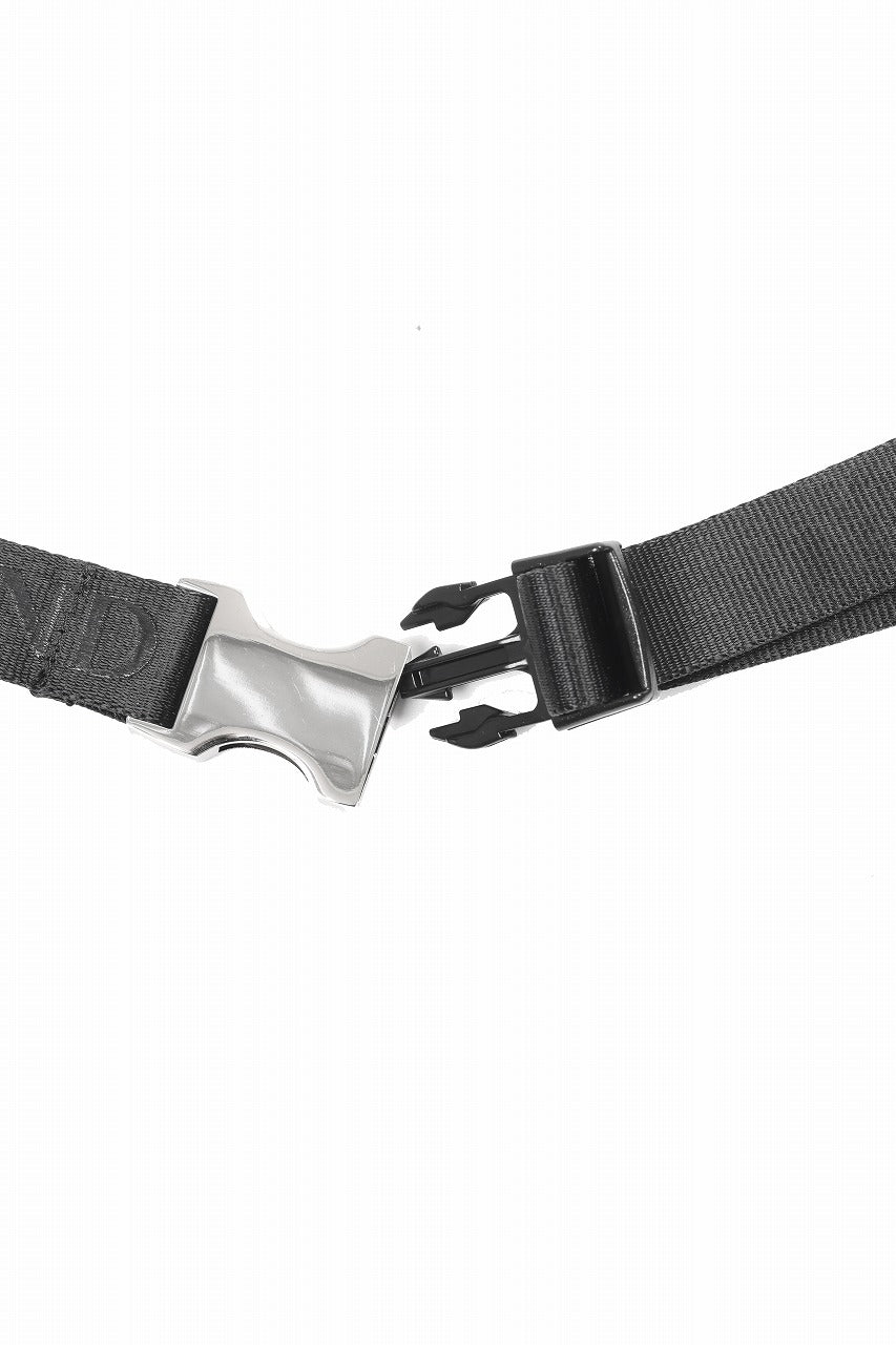 MASTERMIND WORLD DETACHABLE BUCKLE WOVEN BELT (BLACK)