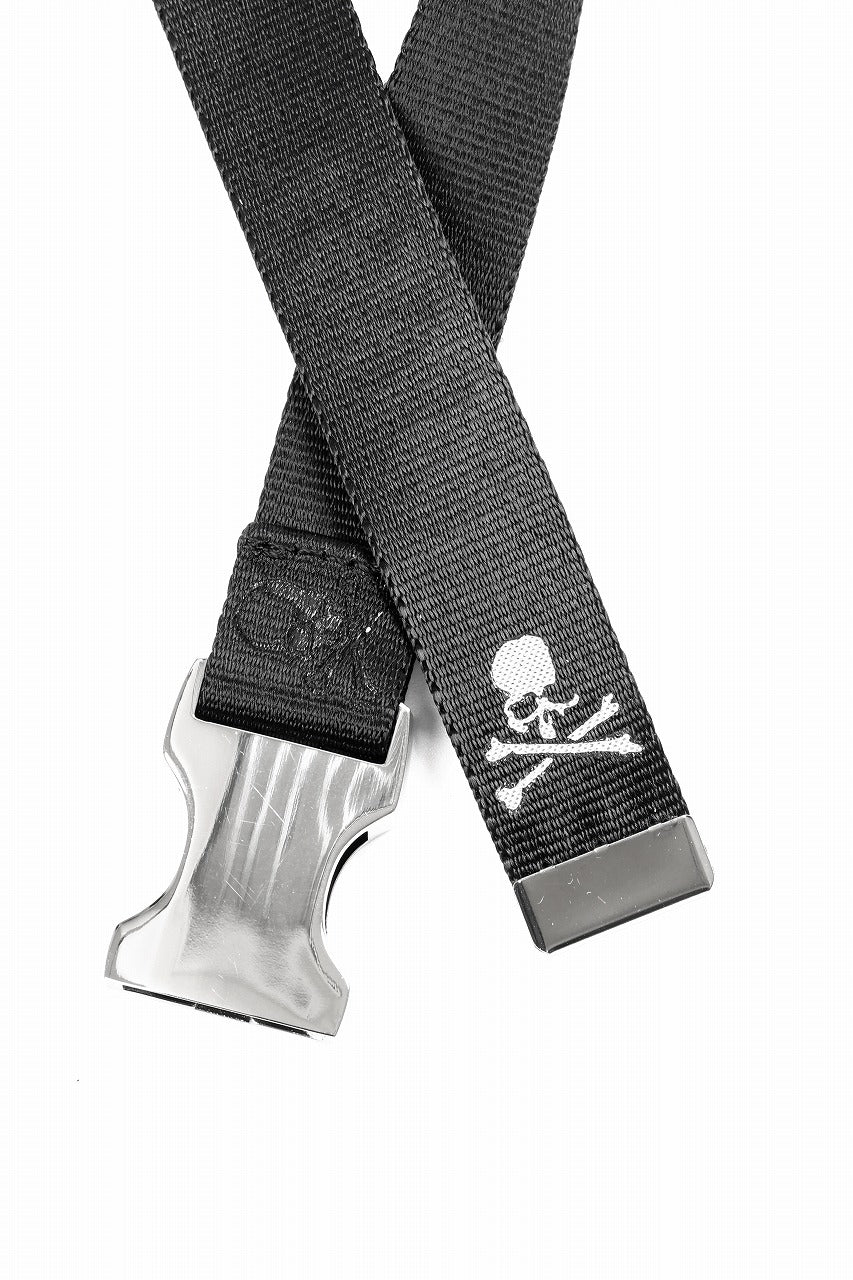 画像をギャラリービューアに読み込む, MASTERMIND WORLD DETACHABLE BUCKLE WOVEN BELT (BLACK)