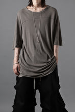 画像をギャラリービューアに読み込む, thom/krom SMOOTH FIT T-SHIRT / VISCOSE LINEN JERSEY (ROCK)